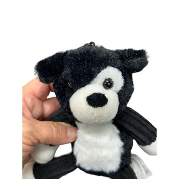 Scentsy Buddy Clip Haddie‎ the Collie Black White Puppy Dog Keychain - Picture 2 of 4